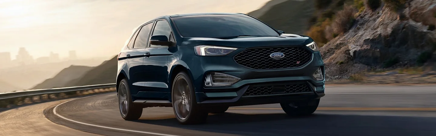 2024 Ford Edge Specs blue color front view