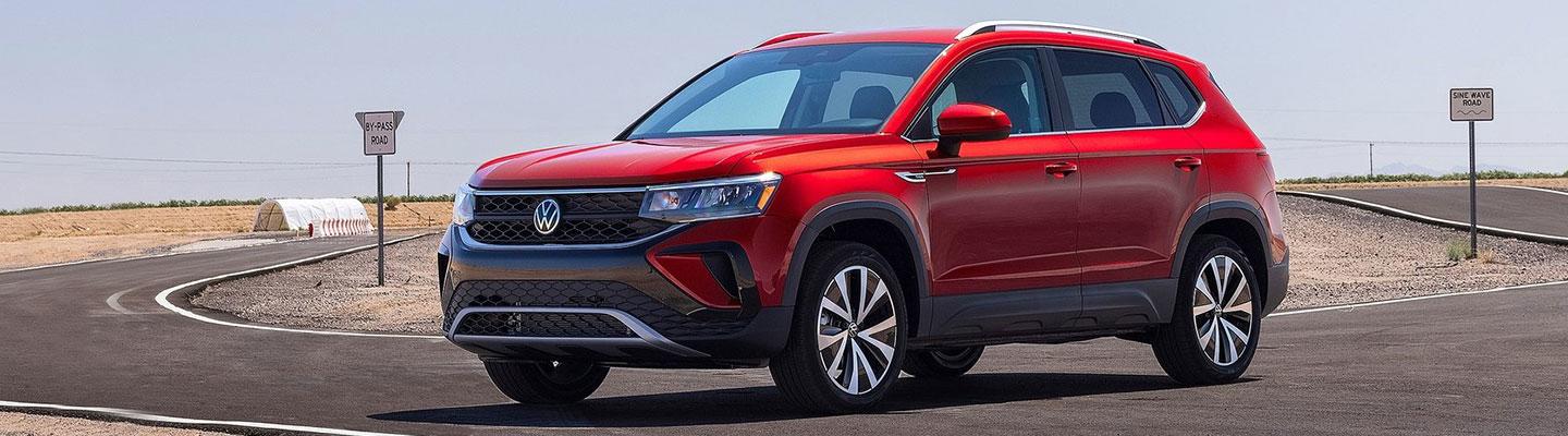 2022 Volkswagen Taos parked on the road