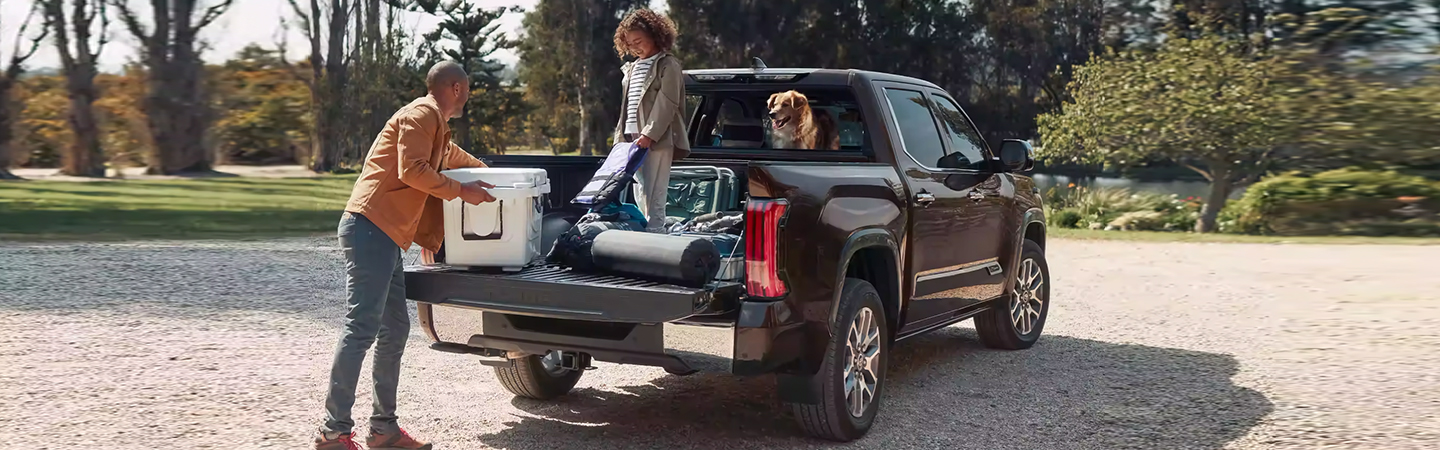 2024 Toyota Tundra black back view