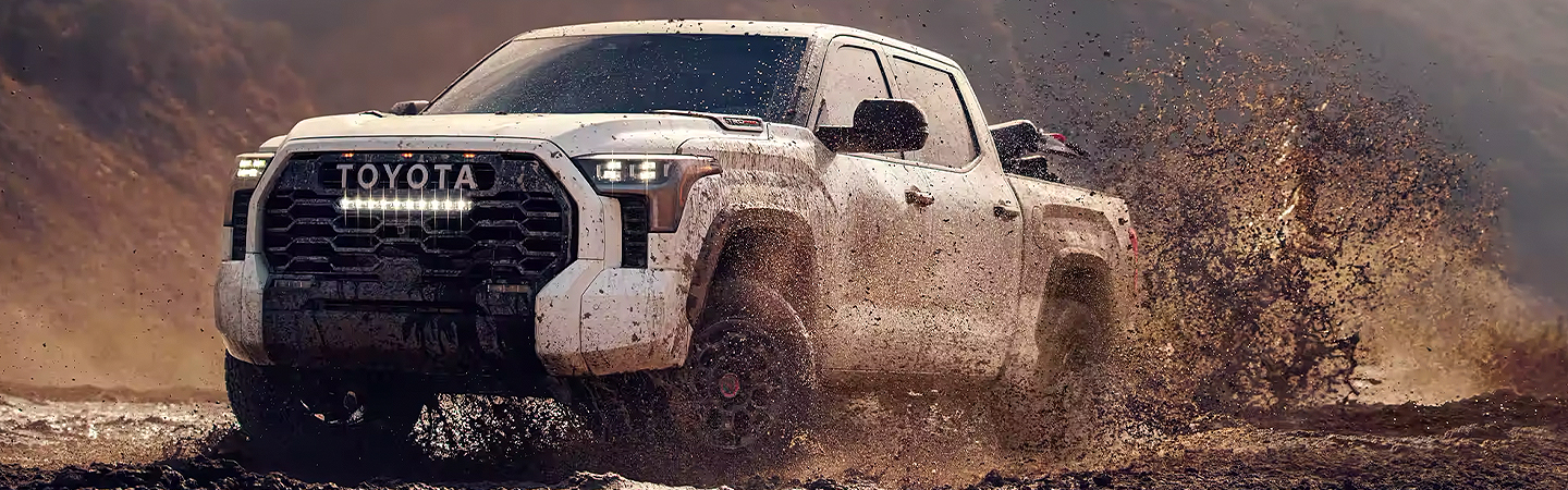 2024 Toyota Tundra white side view