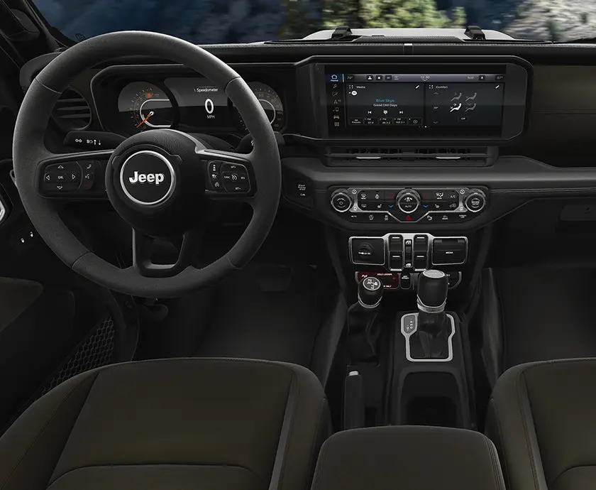 inside Jeep Gladiator