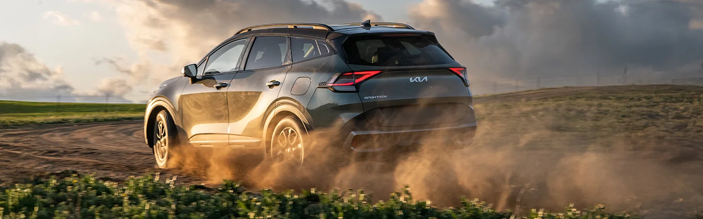 2025 Kia Sportage Specs Green Color Back View