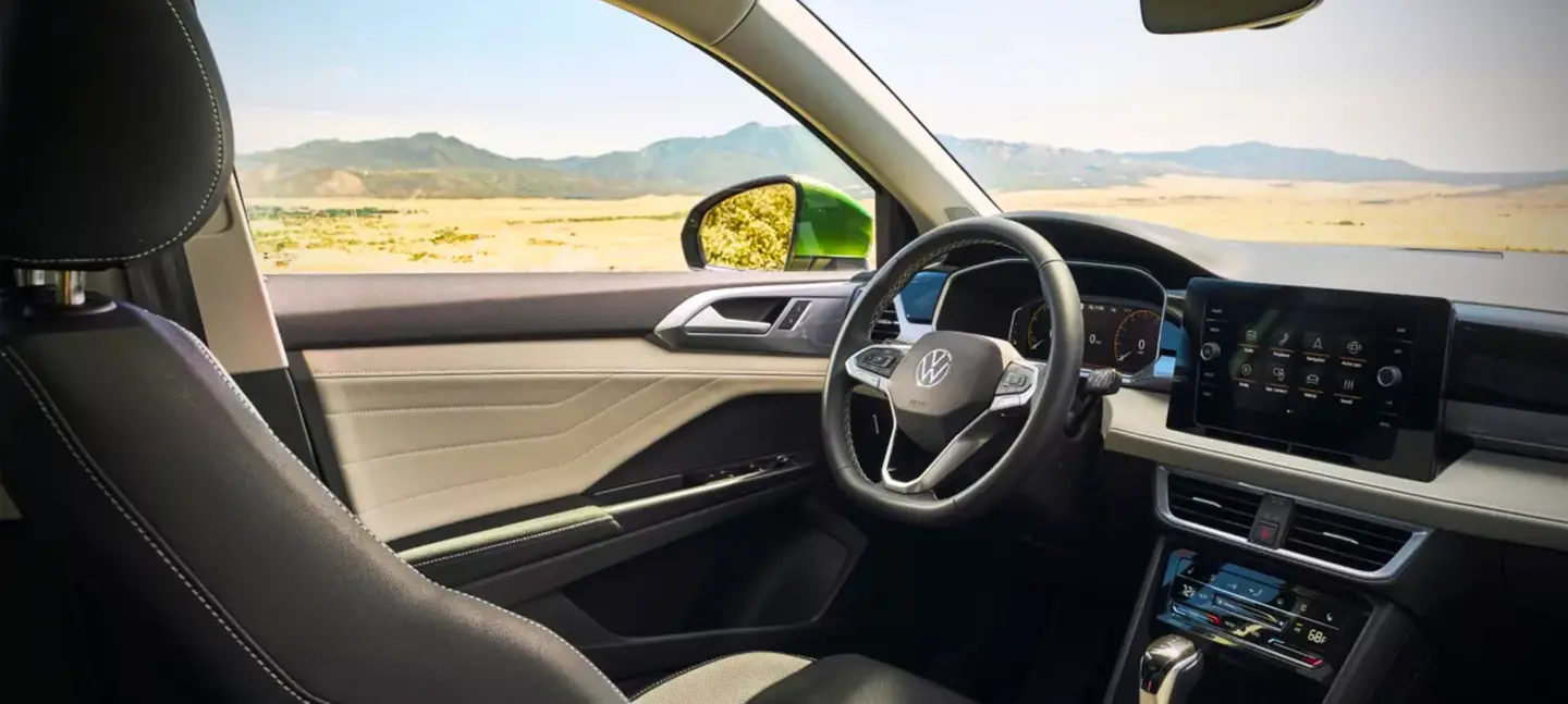 inside the 2026 Volkswagen Taos