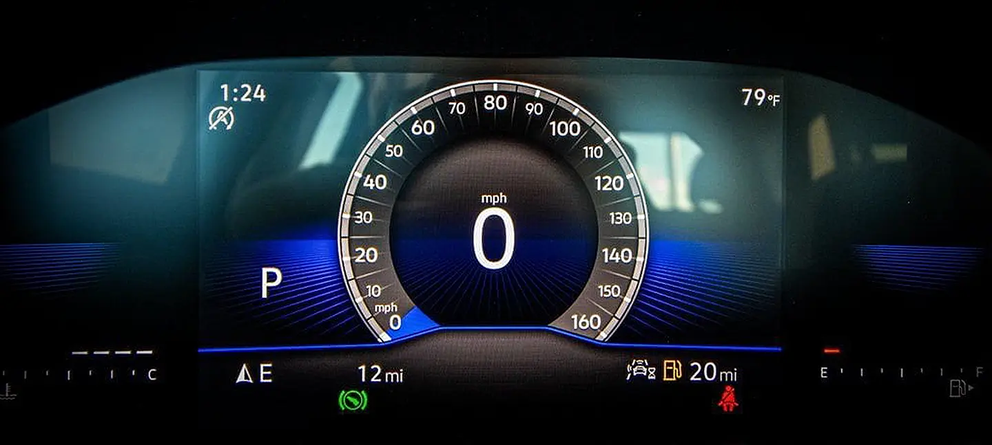 digital dash of 2026 Volkswagen Taos