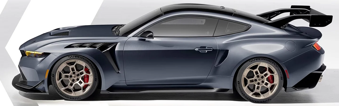 2024 Ford Mustang Specs blackcolor frontview