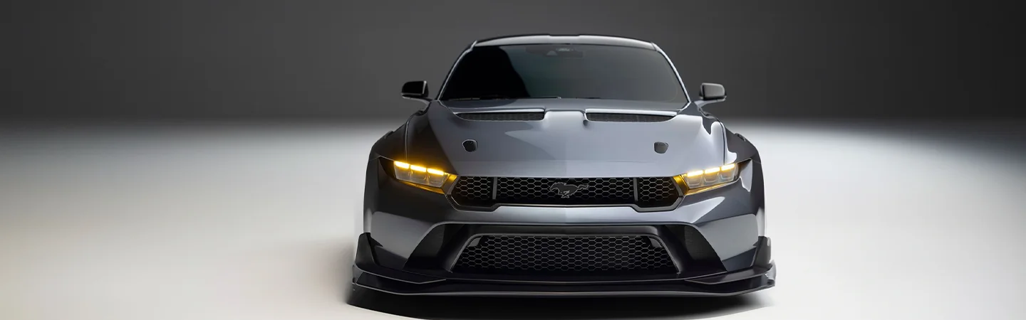 2024 Ford Mustang Specs blackcolor frontview