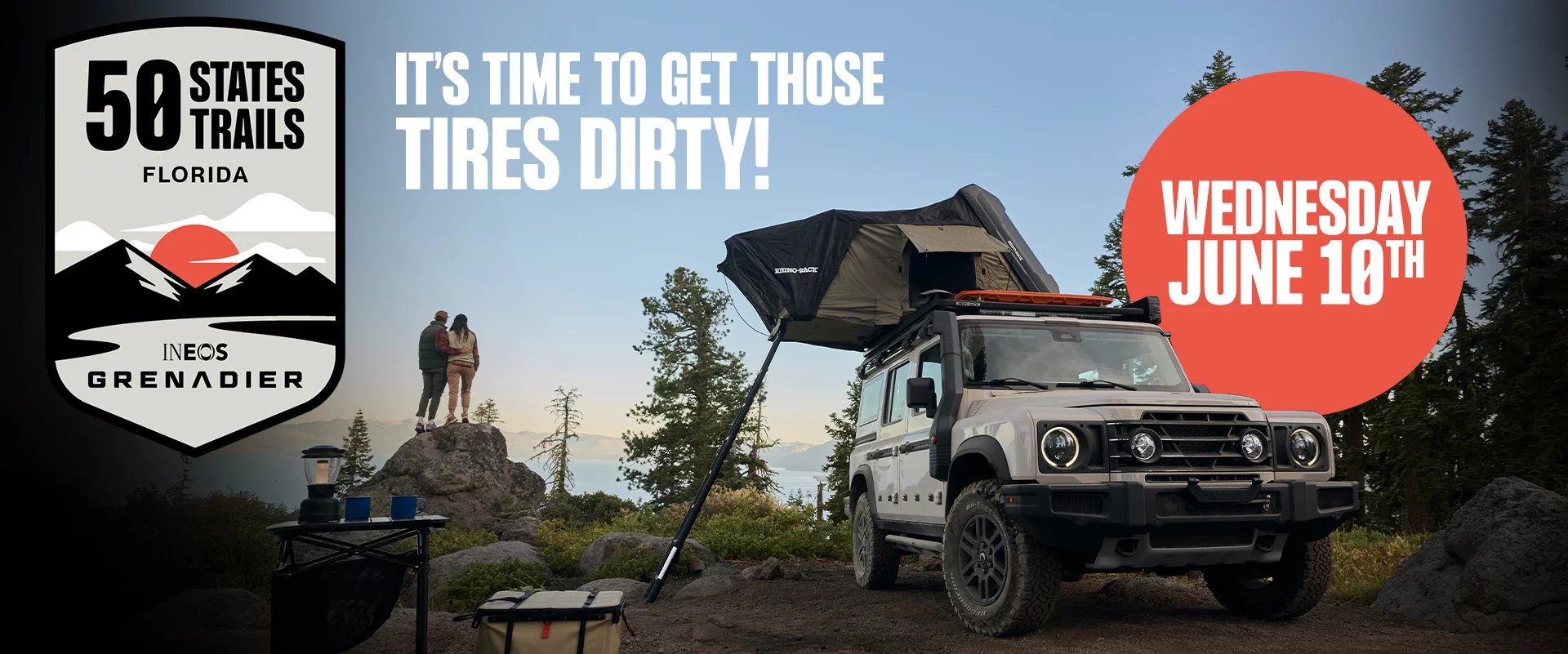 50 States 50 Trails Florida INEOS Grenadier - It's Time To Get Those Tires Dirty! Wednesday, June 10th