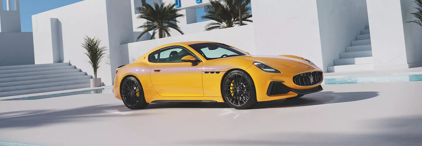 Yello Maserati vehcile exterior