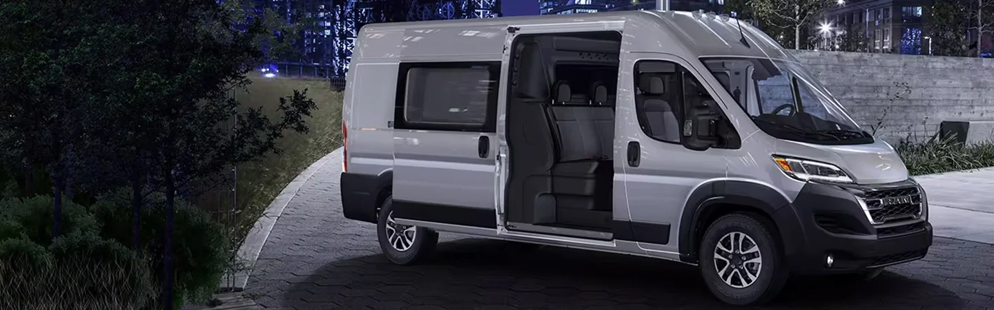 2024 RAM Promaster Specs front side view white