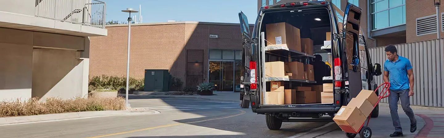 2024 RAM Promaster Specs back side view black