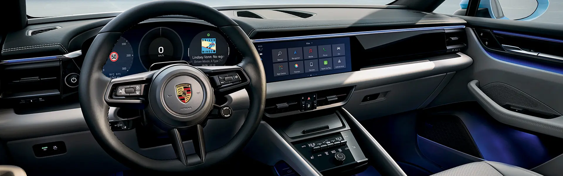 2026 Porsche Macan Electric interior view