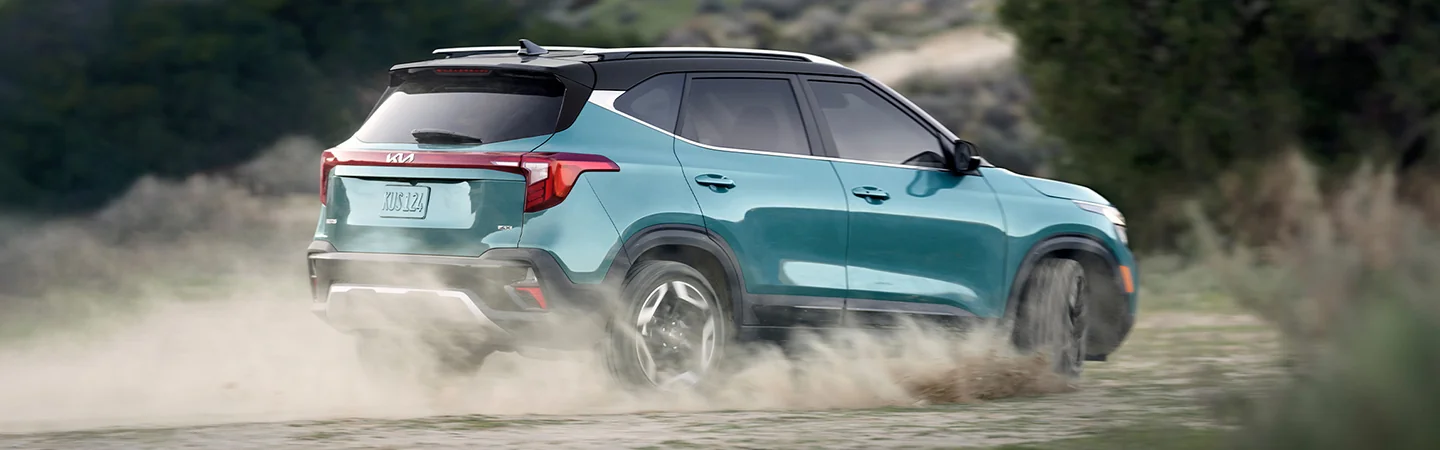 2024 Kia Seltos Specs blue color side view