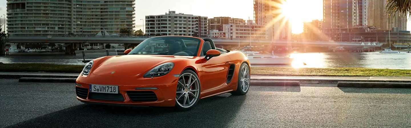 Porsche 718 Boxster side view