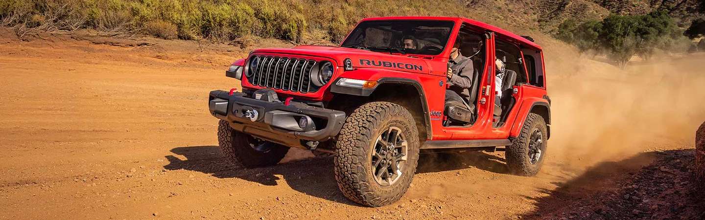 all doors offroad driving in a 2025 Jeep Wrangler Sport