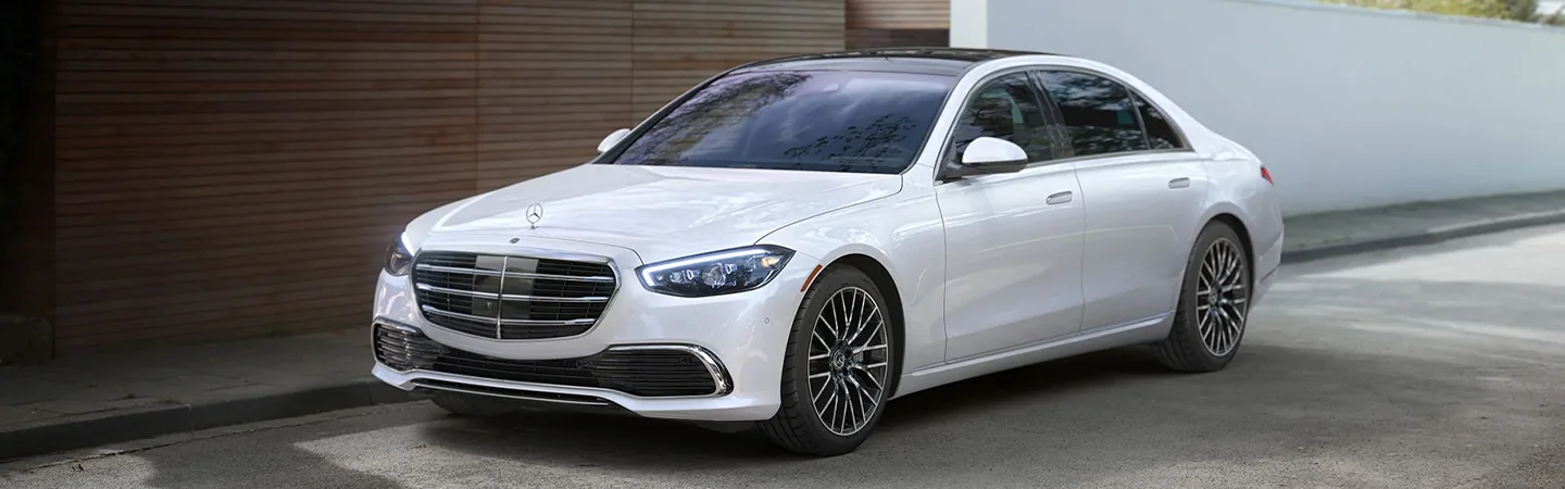 2024 Mercedes-Benz S-Class front side view white