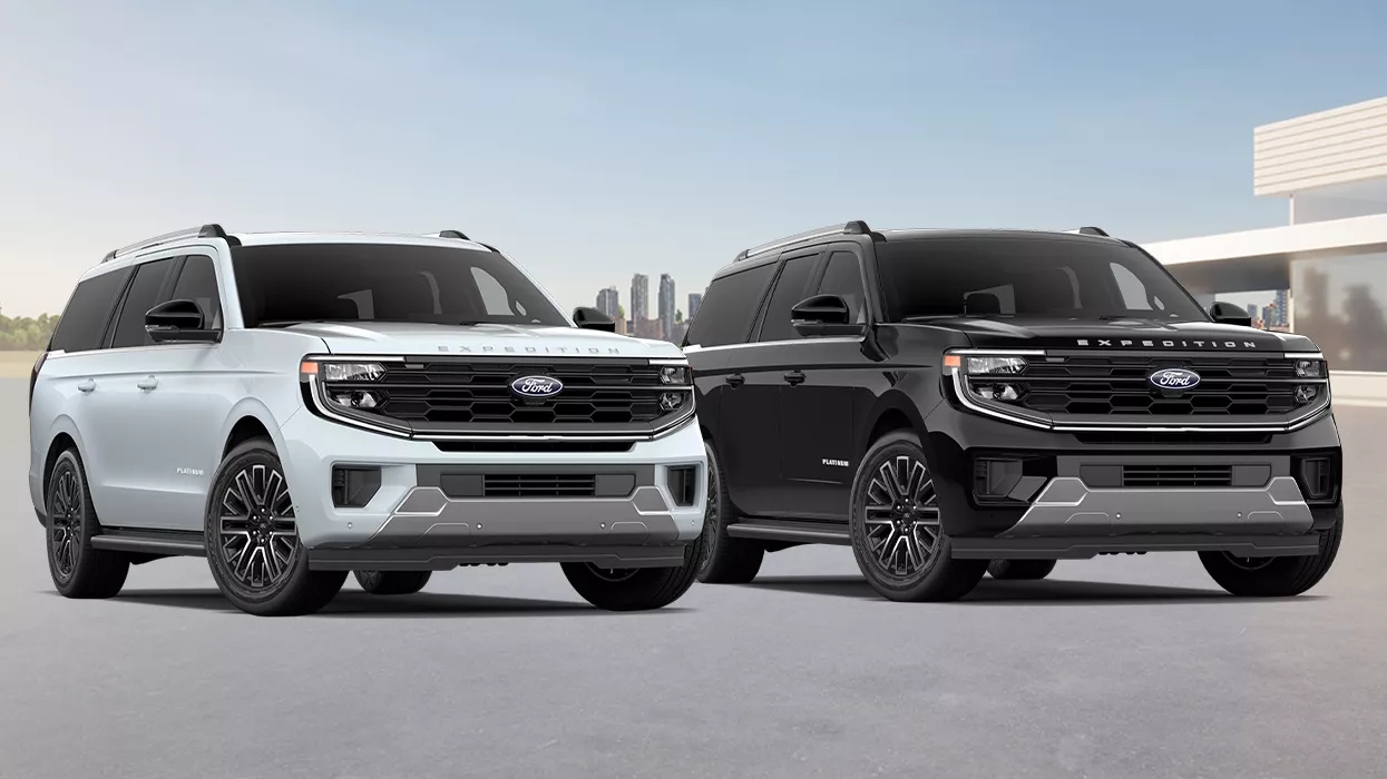 2026 Ford Expedition XL and 2026 Ford Expedition XLT side by side