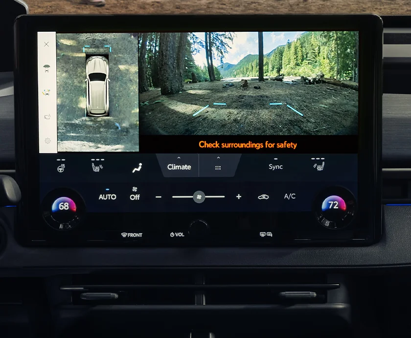 interior view of the Toyota bZ