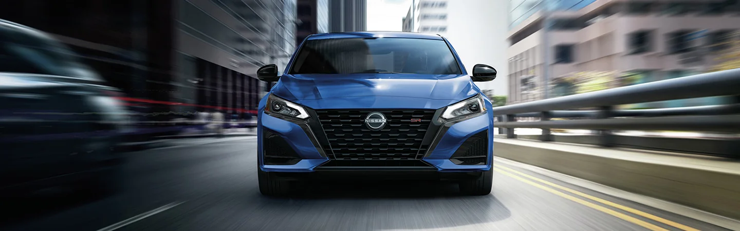 blue 2025 Nissan Altima S front view