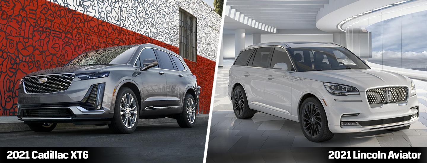 2021 Cadillac XT6 vs. 2021 Lincoln Aviator Spitzer Cadillac Dubois