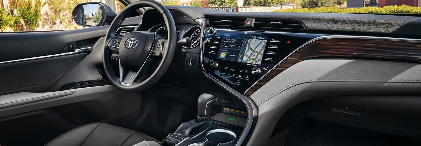 Interior of the 2020 Toyota Camry