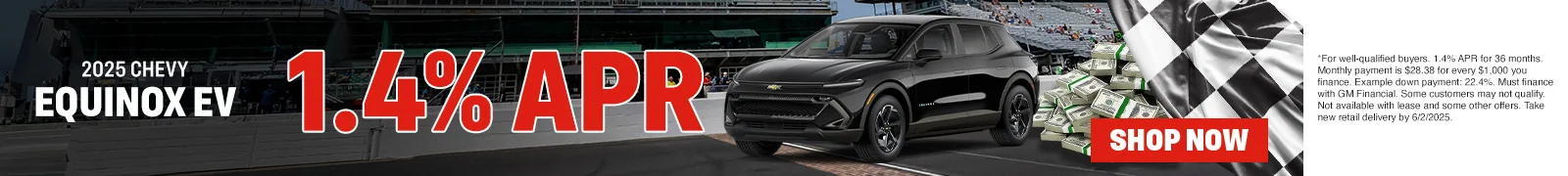 New Chevrolet Equinox EV Lease special