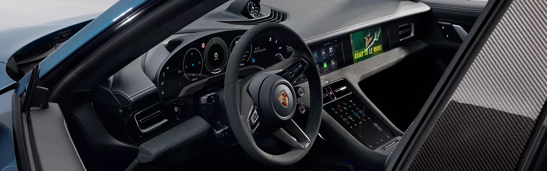 2026 Porsche Taycan interior view