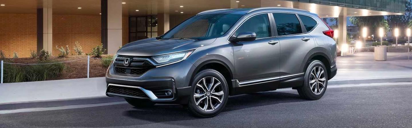 Gray 2020 Honda parked by a building 