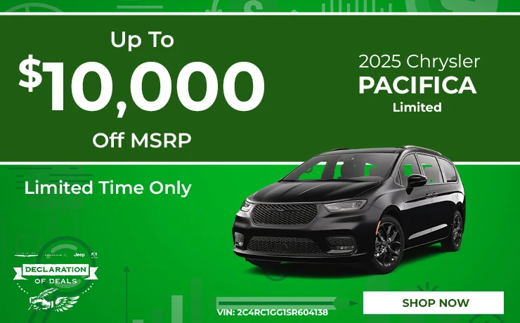 2025 Chrysler Pacifica Limited offer
