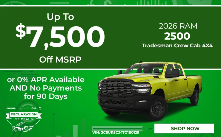2025 RAM 2500 Tradesman Crew Cab 4X4 offer