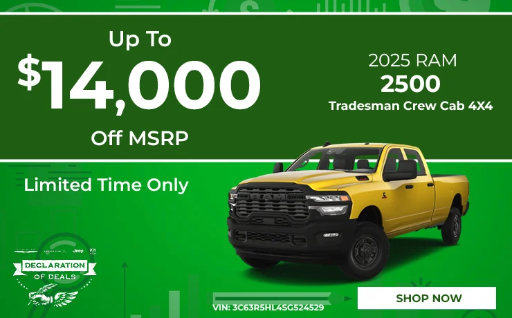 2026 RAM 2500 Tradesman Crew Cab 4X4 offer