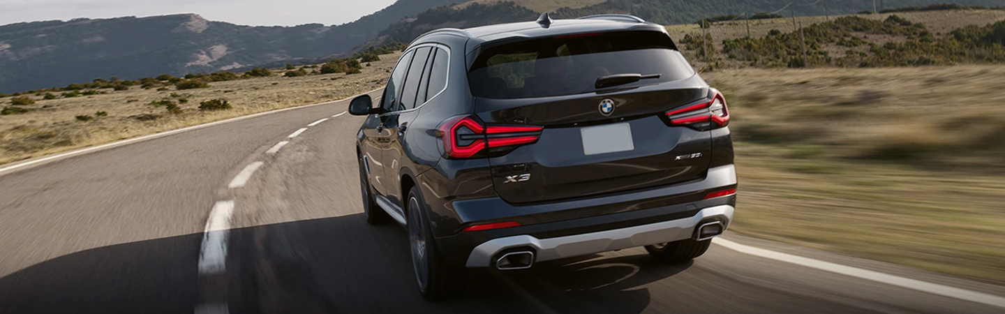 2024 BMW X3 Dimensions blackcolor backview
