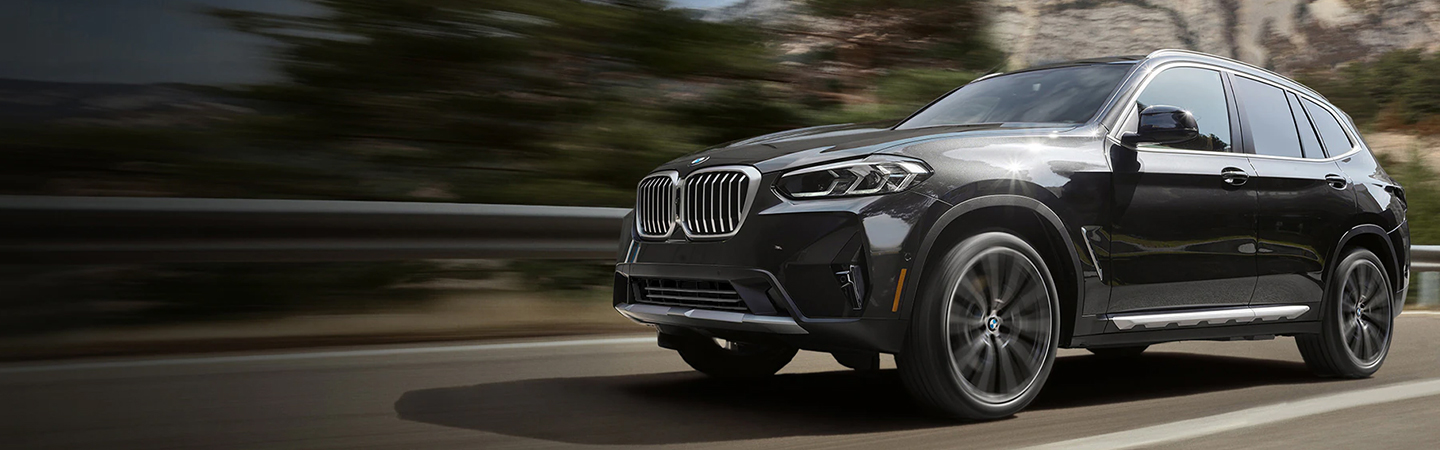 2024 BMW X3 Dimensions blackcolor frontview