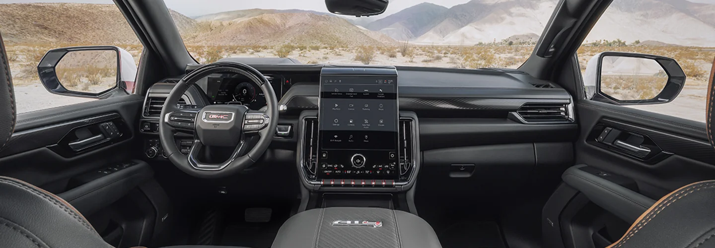 interior of a 2025 GMC Yukon