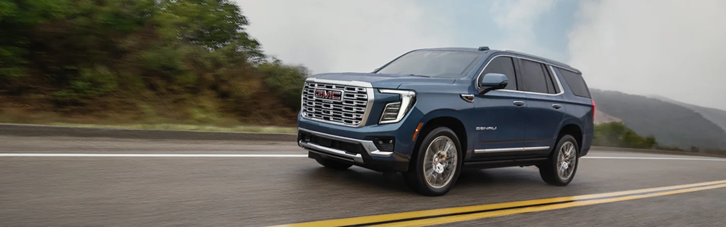 blue 2025 GMC Yukon