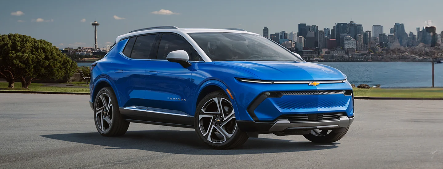 bright blue 2025 Chevrolet Equinox EV LT