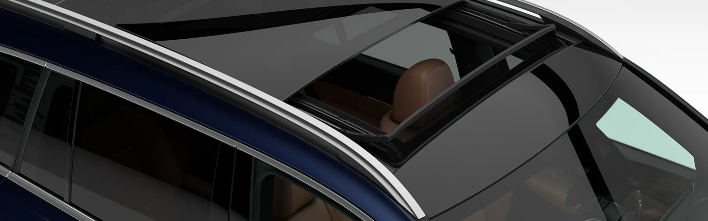 closeup on inside the 2025 Mercedes-Benz GLS 450