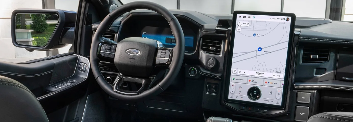 2024 Ford F-150 Lightning Specs  interiorimage