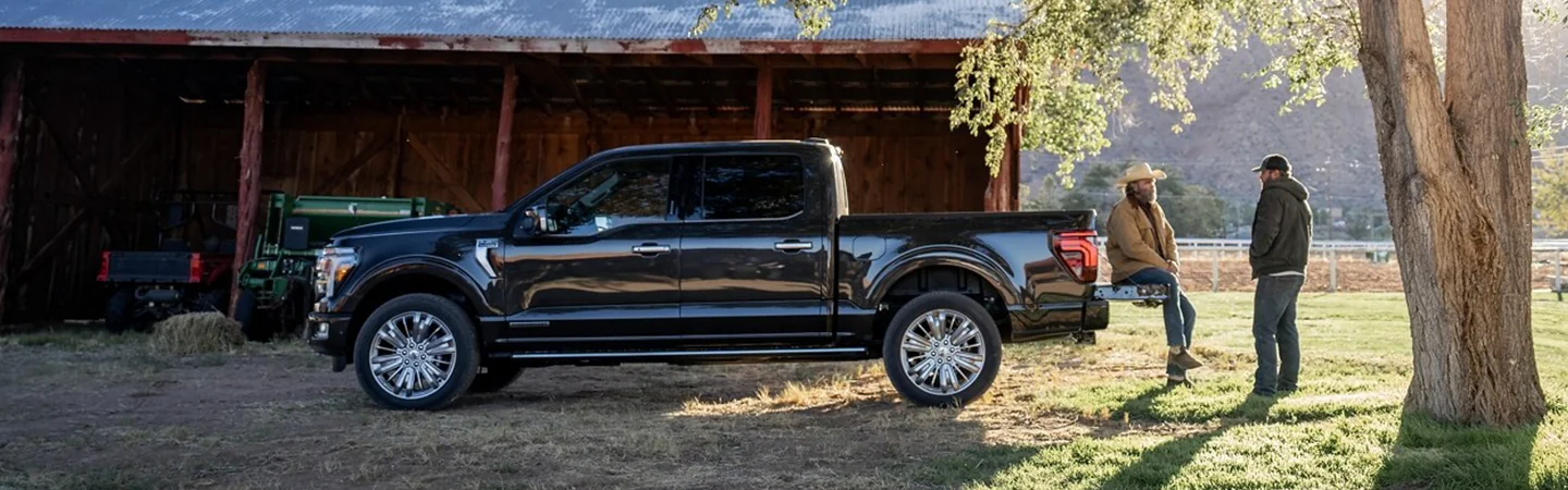 2024 Ford F-150 Lightning Specs blackcolor sideview