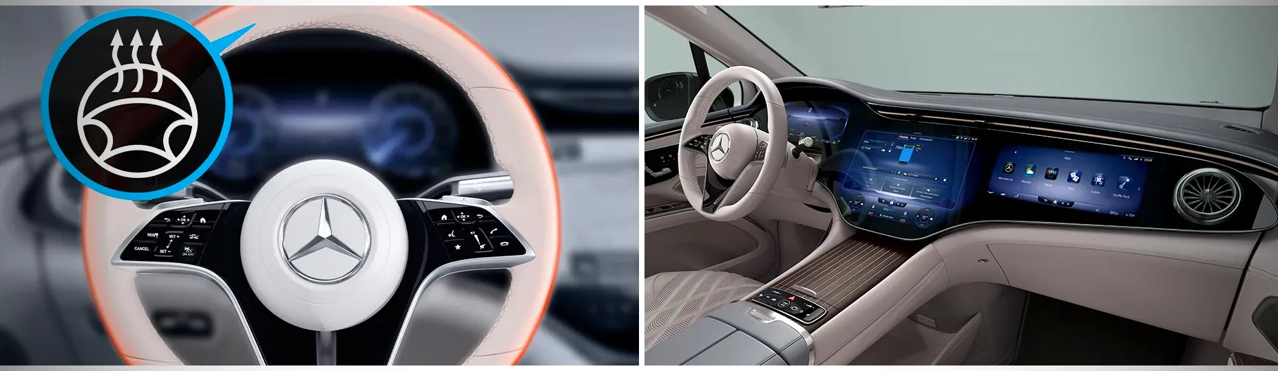 Mercedes-Benz electric SUV interior view