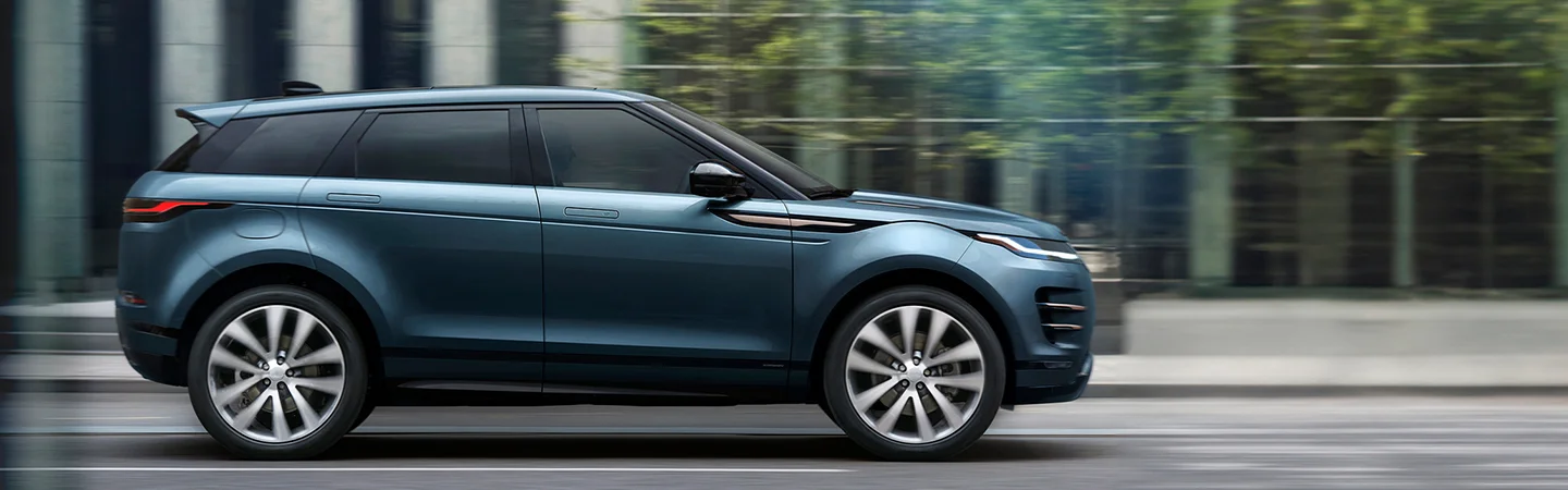 profile Land Rover Evoque parked