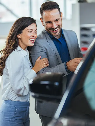 car showroom shopping