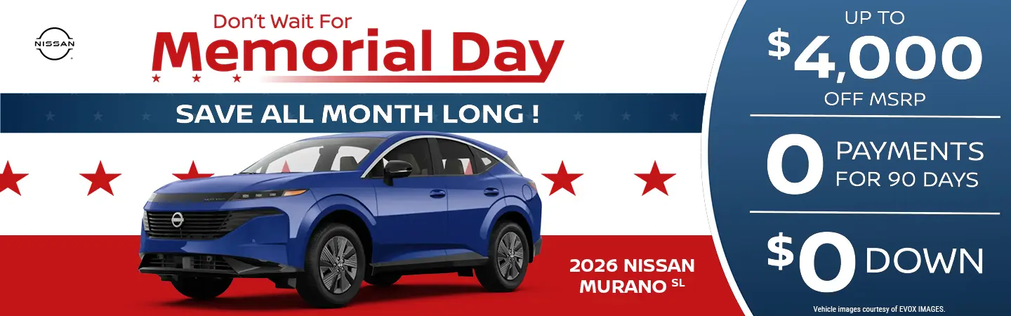Don't wait for Memorial Day, save all month long