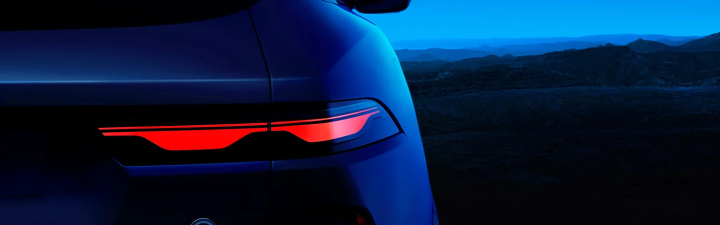 rear light closeup on a 2026 Jaguar F-PACE P250 R-DYNAMIC S