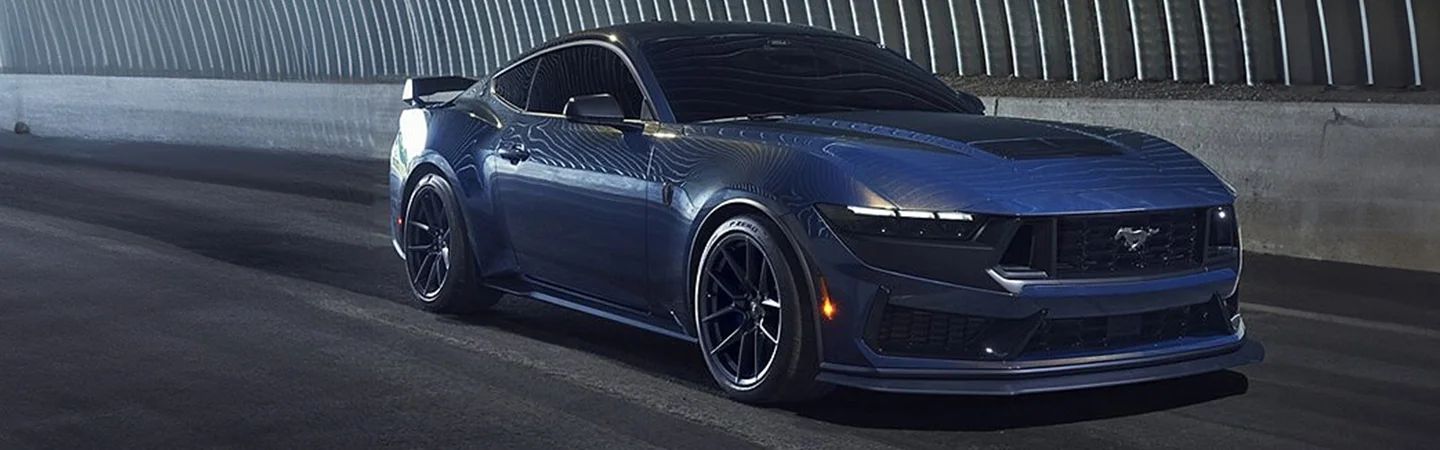 2025 Blue Ford Mustang