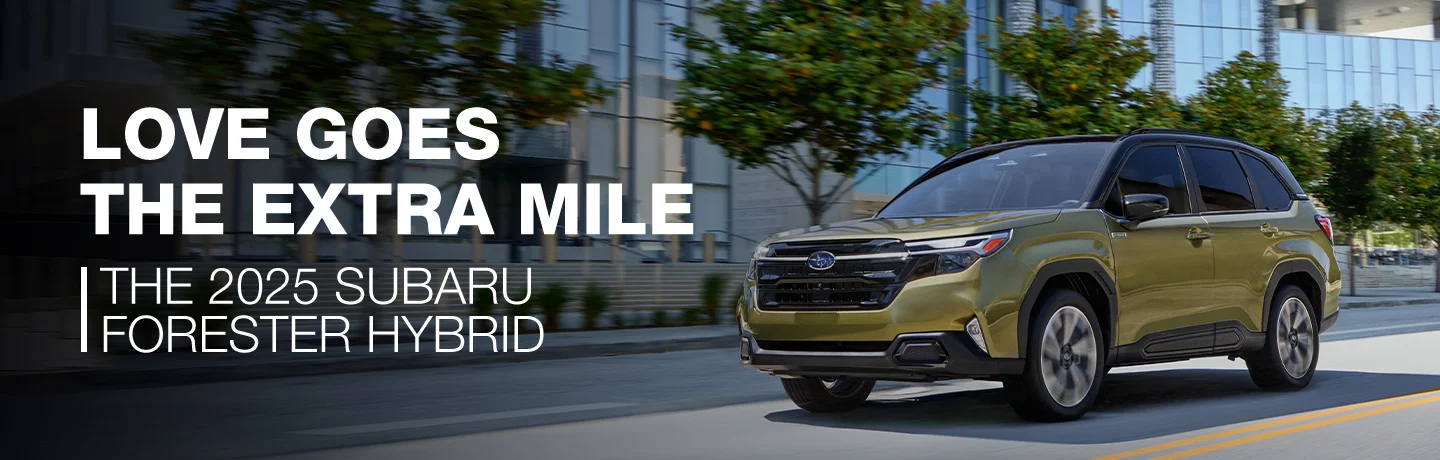 Love goes the extra mile-introducing 2025 Subaru Forester Hybrid