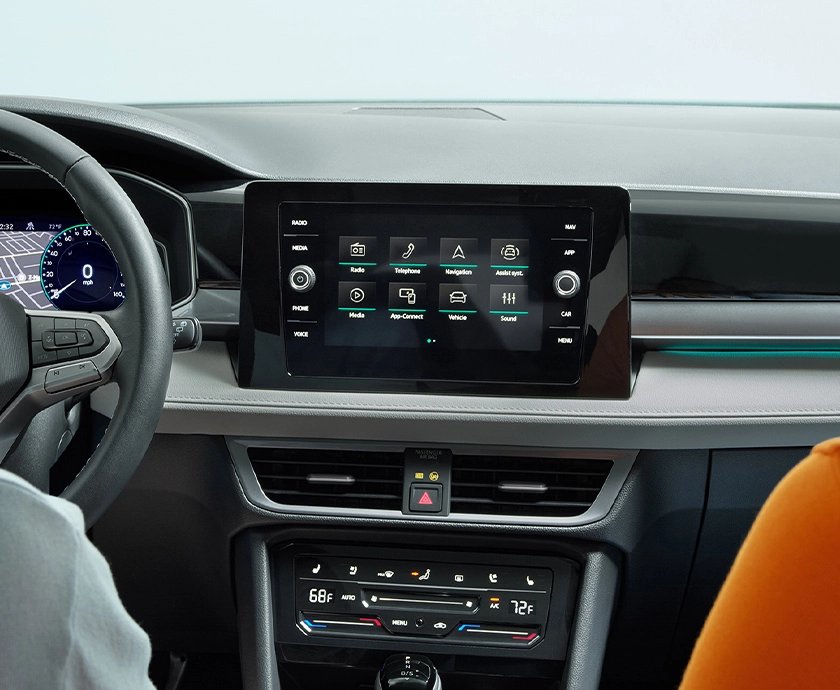 2026 Volkswagen Taos interior view