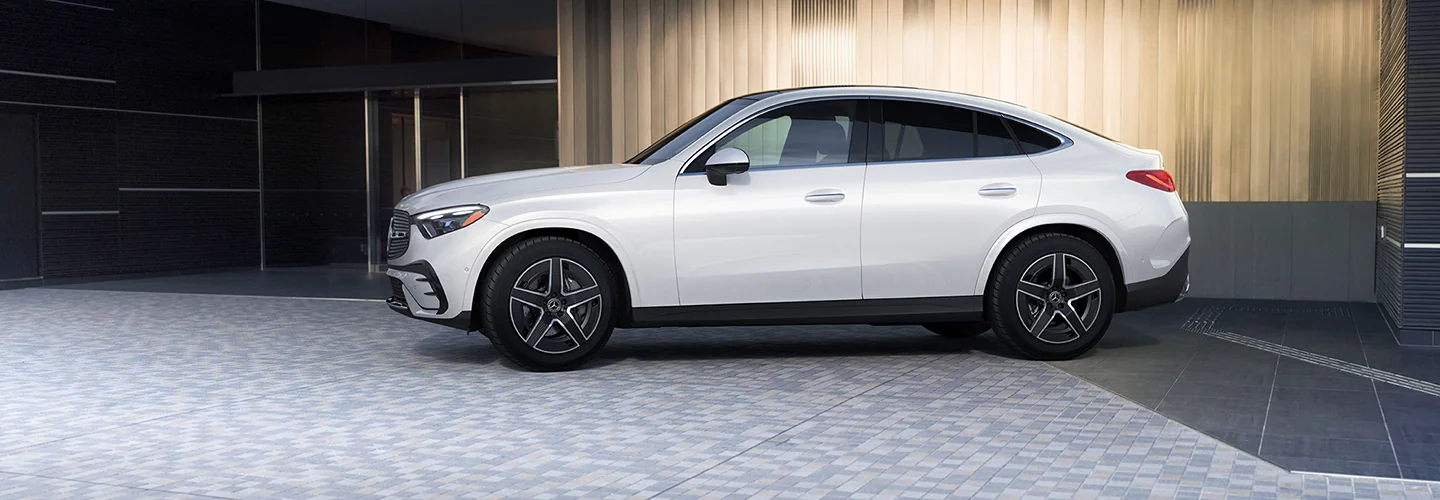 a white 2025 Mercedes-Benz SUV