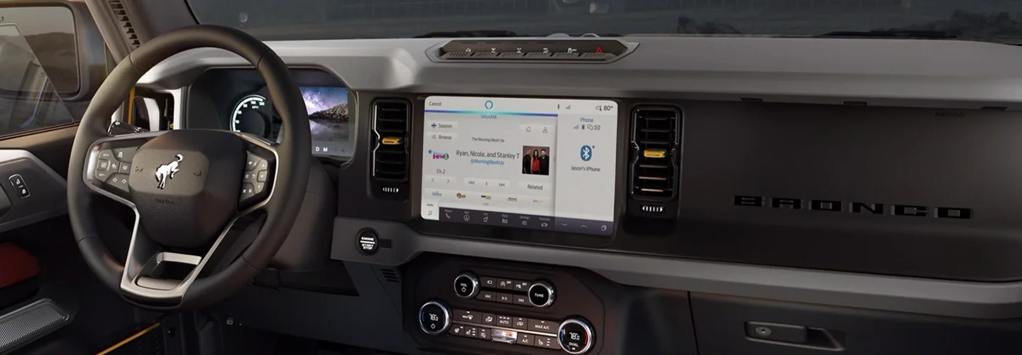 2024 Ford Bronco Specifications interiorimage