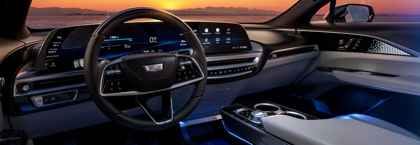 2023 Cadillac Lyriq Electric SUV interior