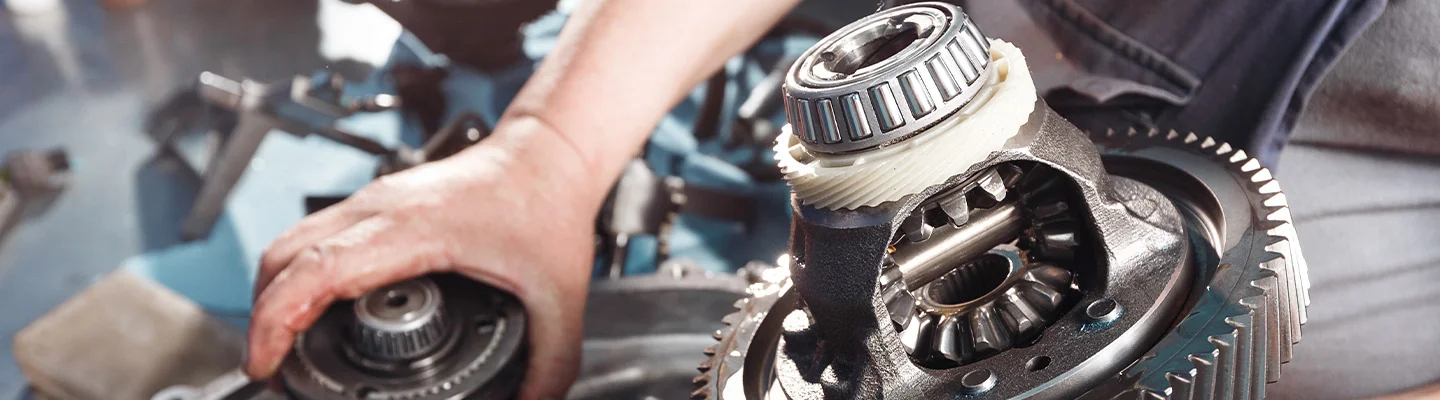 Parts being worked on by a service tech